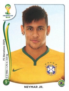 Neymar ist einer der Publikumslieblinge der Brasilianer (Foto: Panini)